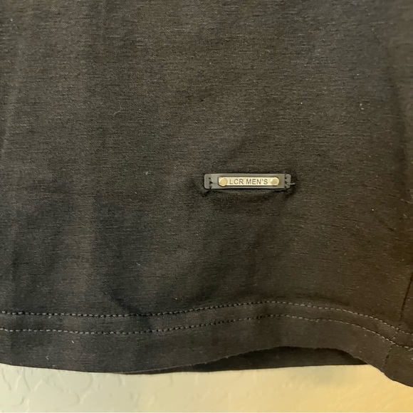 LCR 1989 Men’s Black henley Tshirt with white button accents front closure,XXL - Picture 7 of 10